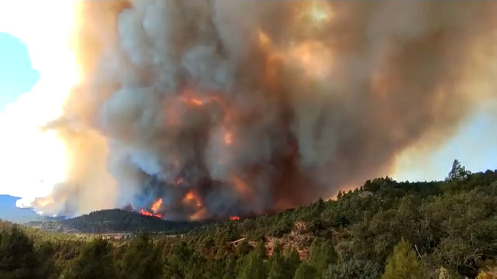 Imatge d'arxiu de l'incendi de Vilanova de Viver