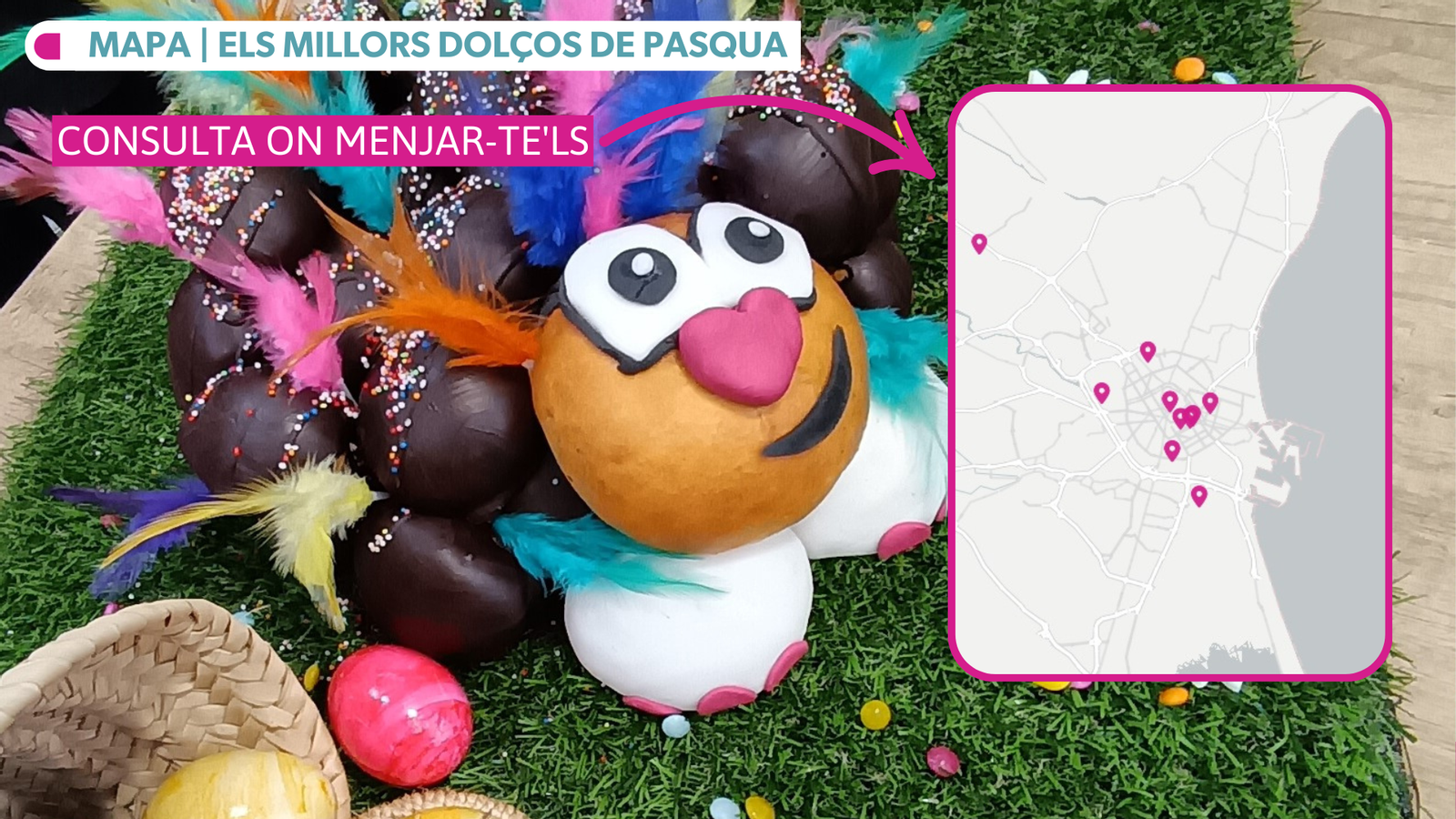 Consulta on menjar-te els millors dolços de Pasqua