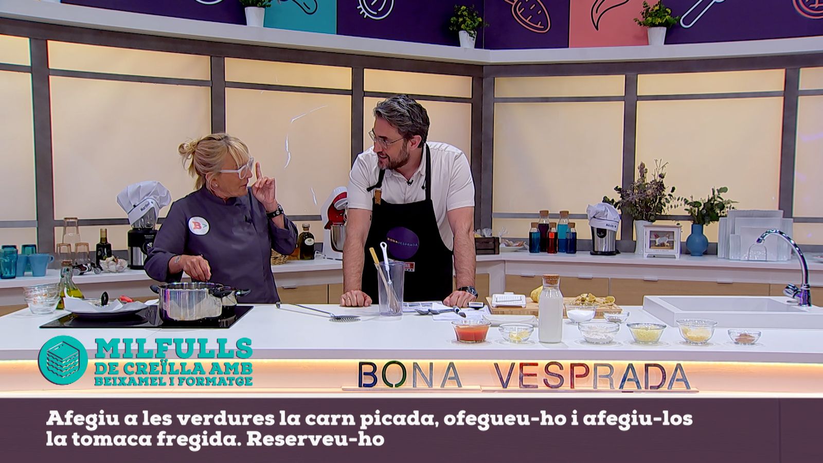 07.04.2021 | Cuinem milfulls de creïlla amb beixamel i formatge