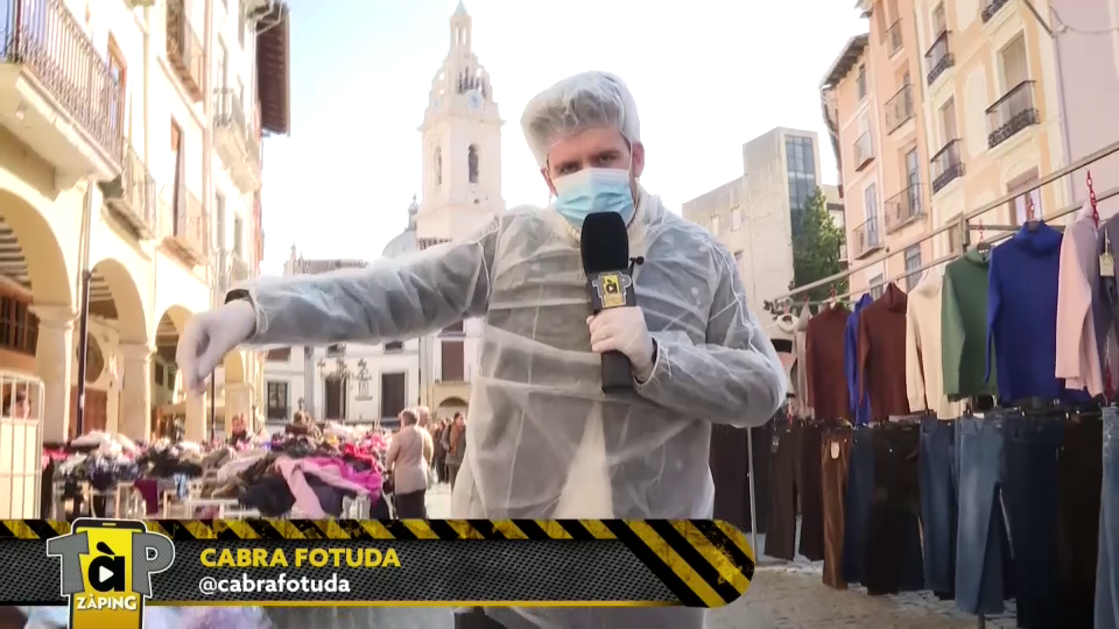 Cabrafotuda fent el reportatge