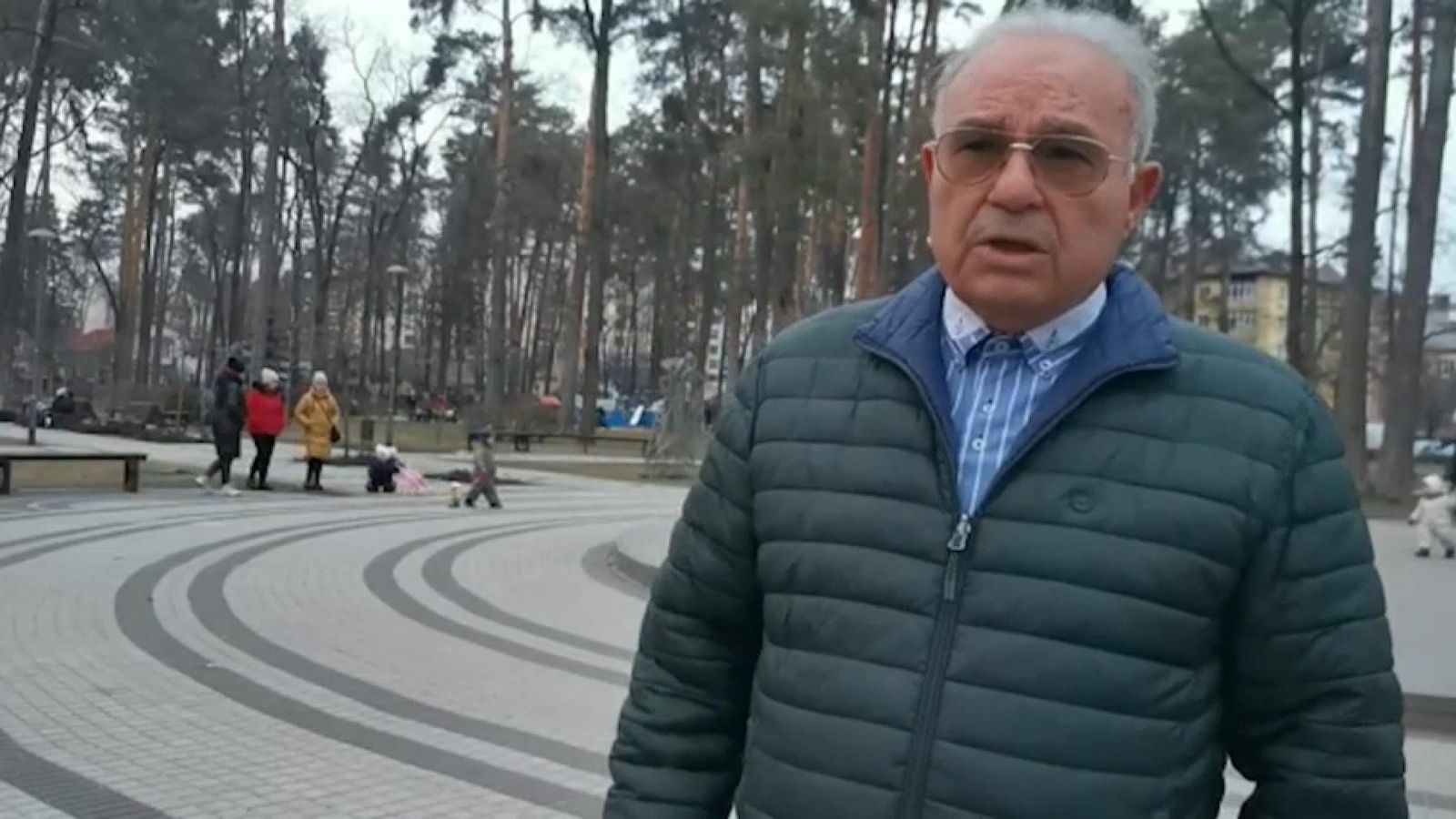 El pirotècnic José Carsí, dimecres passat a Ucraïna, des d'on va traslladar a À Punt l'ambient que es vivia al país davant l'amenaça russa