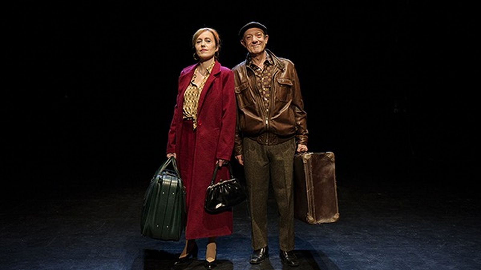 L'obra teatral 'Un lugar de partida' amb els seus intèrprets