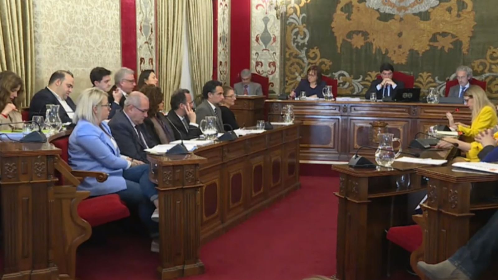 Ple de l'Ajuntament d'Alacant