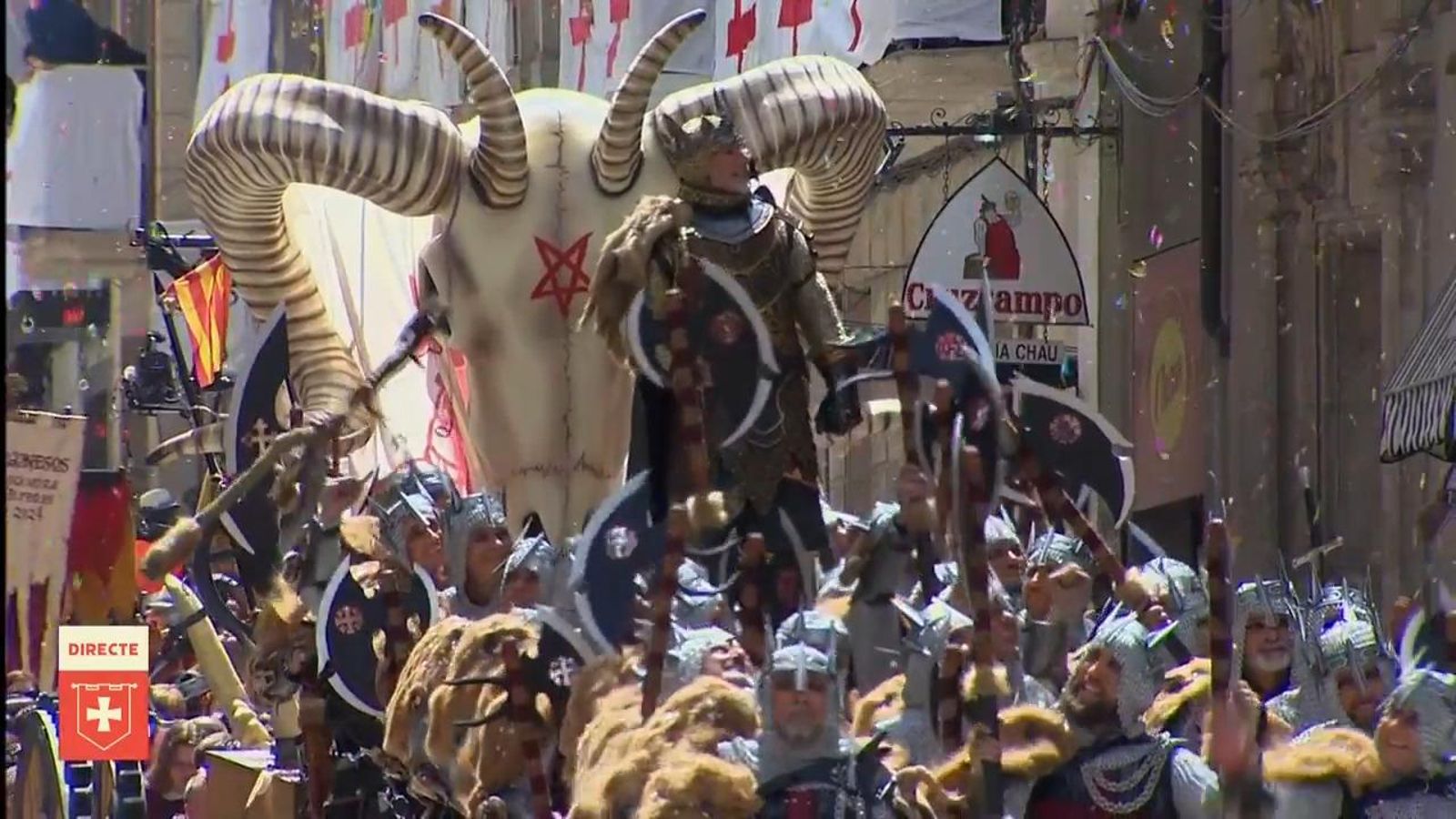 Moros i cristians d'Alcoi, Entrada cristiana