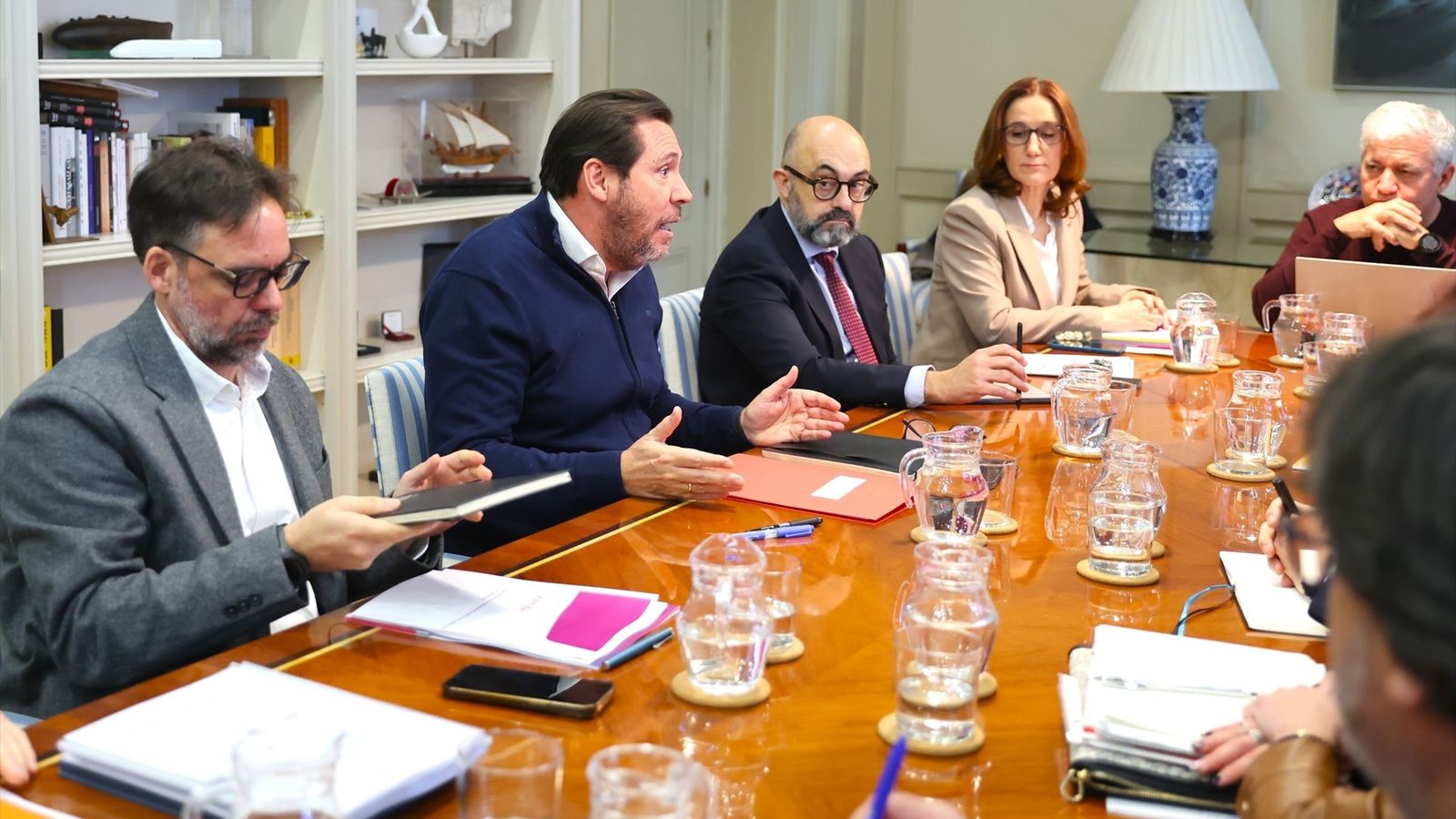 Reunió del Ministeri de Transports i els sindicats ferroviaris