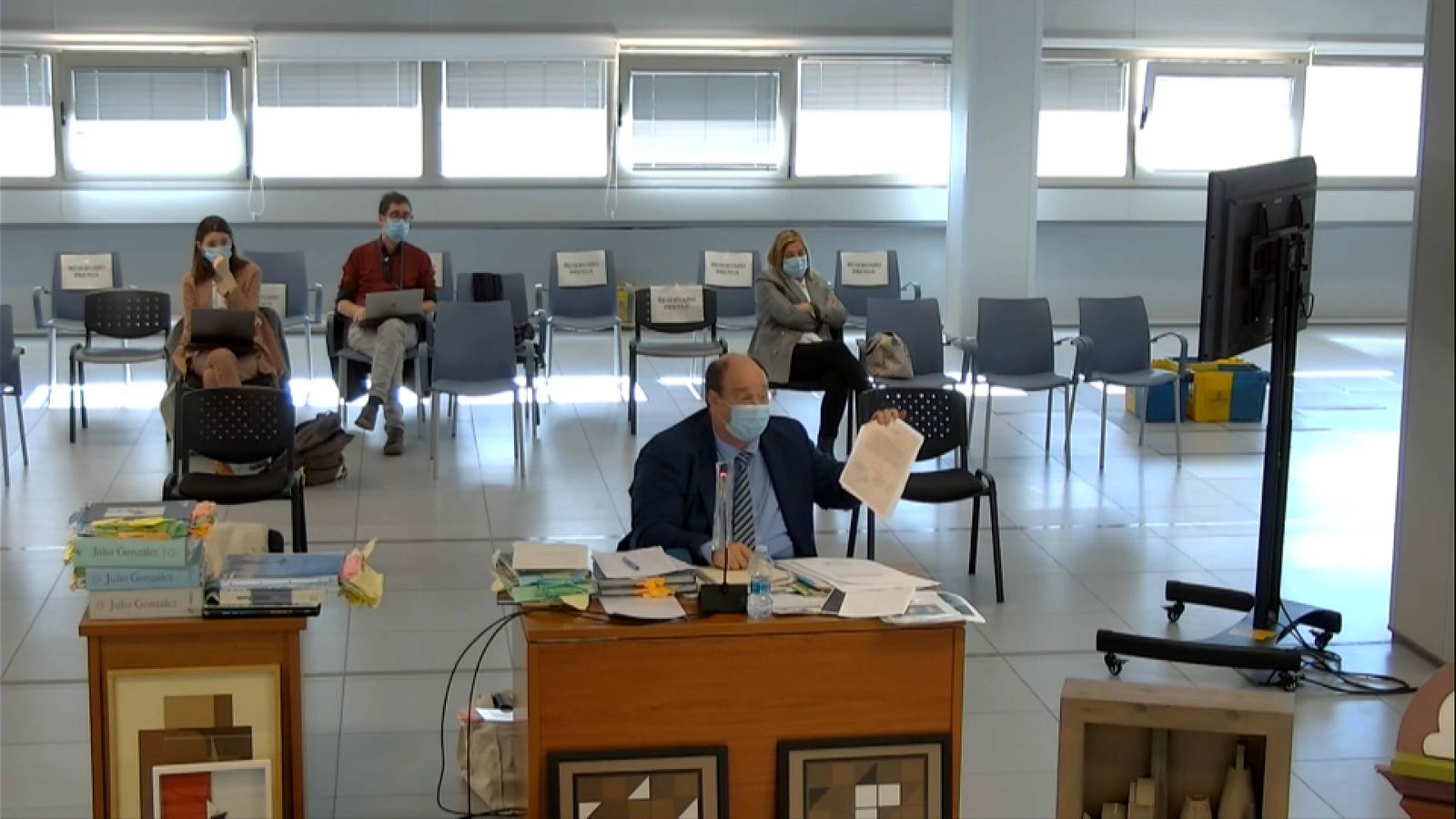 José Luis Rueda declara durant el juí per la peça 2 del cas IVAM