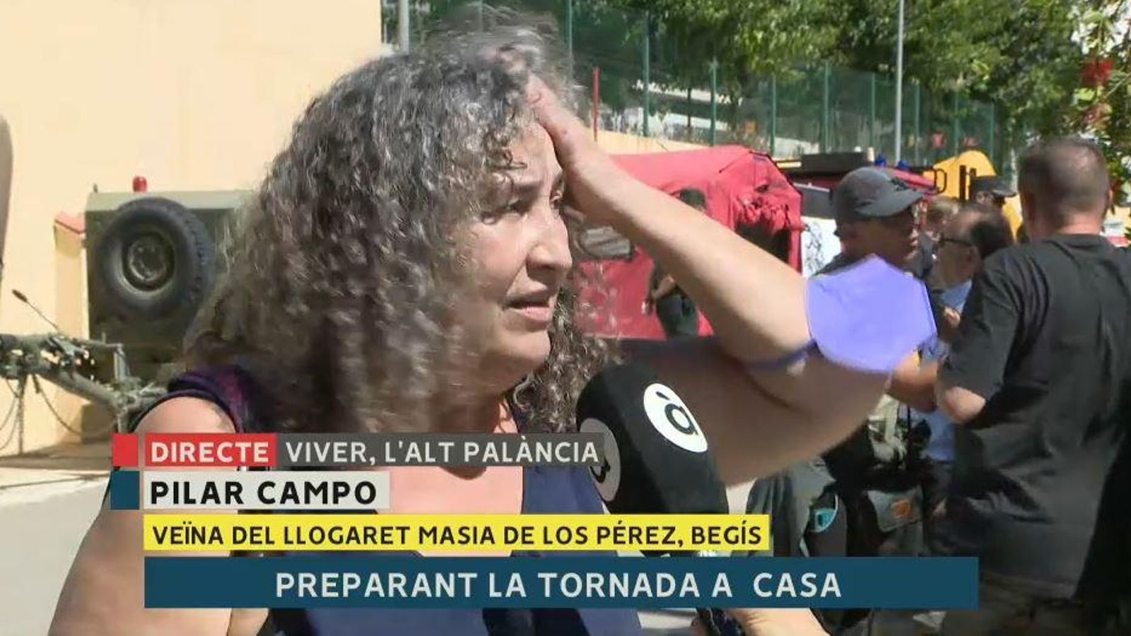 Pilar Campo està preocupada pels seus animals