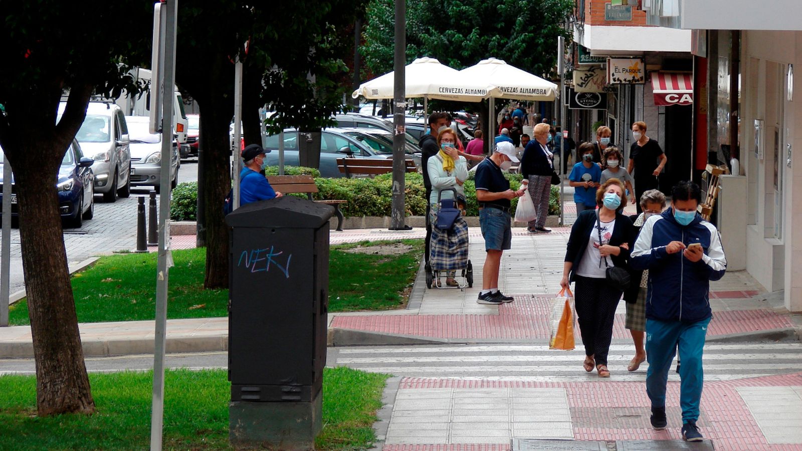 Un carrer de la localitat madrilenya de Getafe