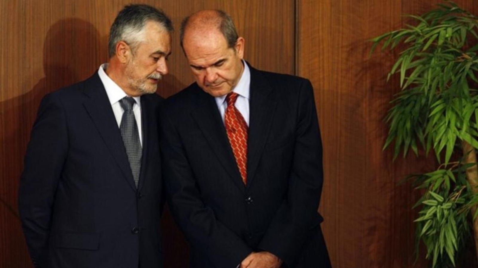 Manuel Chaves (dreta) i José Antonio Griñán, en una imatge d'arxiu