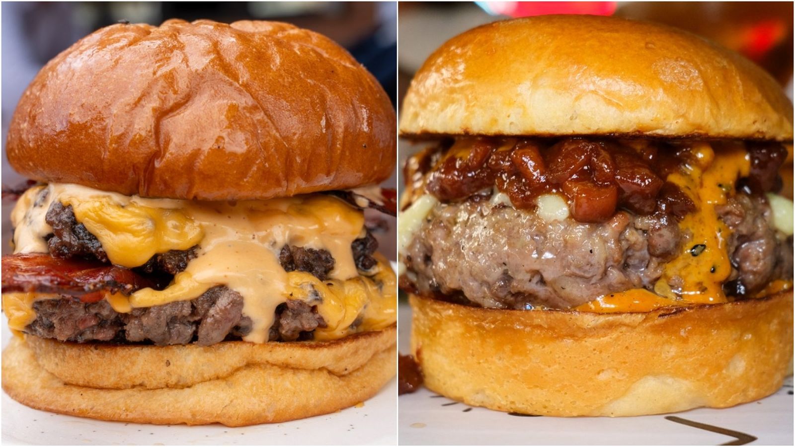 Hamburgueses de Hundred Burgers i Soul Coffee Beer