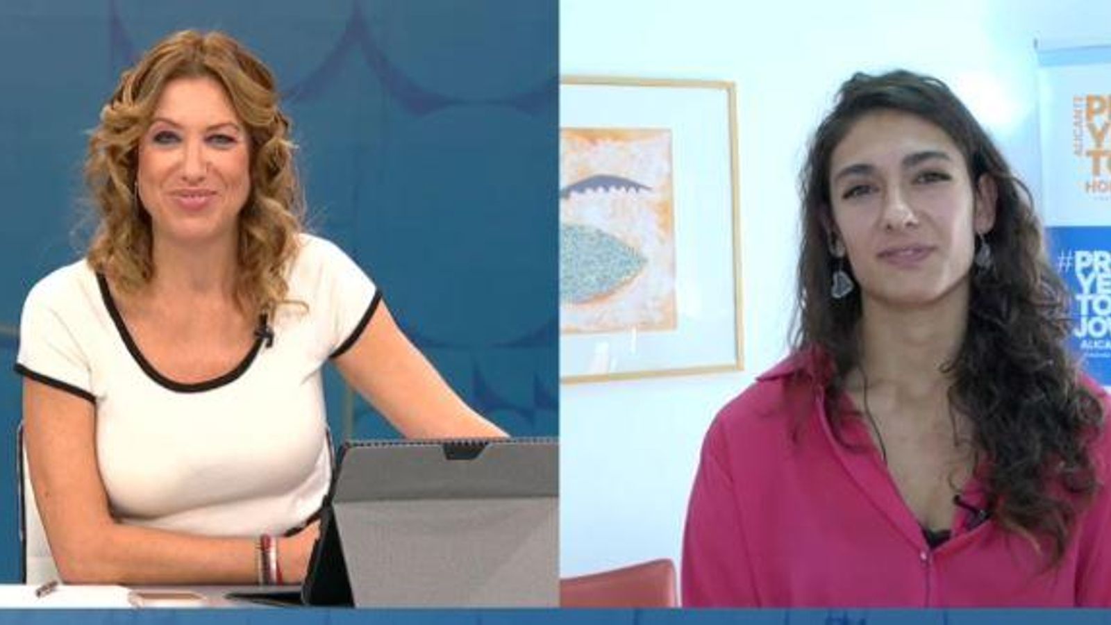 La psicòloga i terapeuta Carolina García, entrevistada este divendres en 'Les notícies del matí'