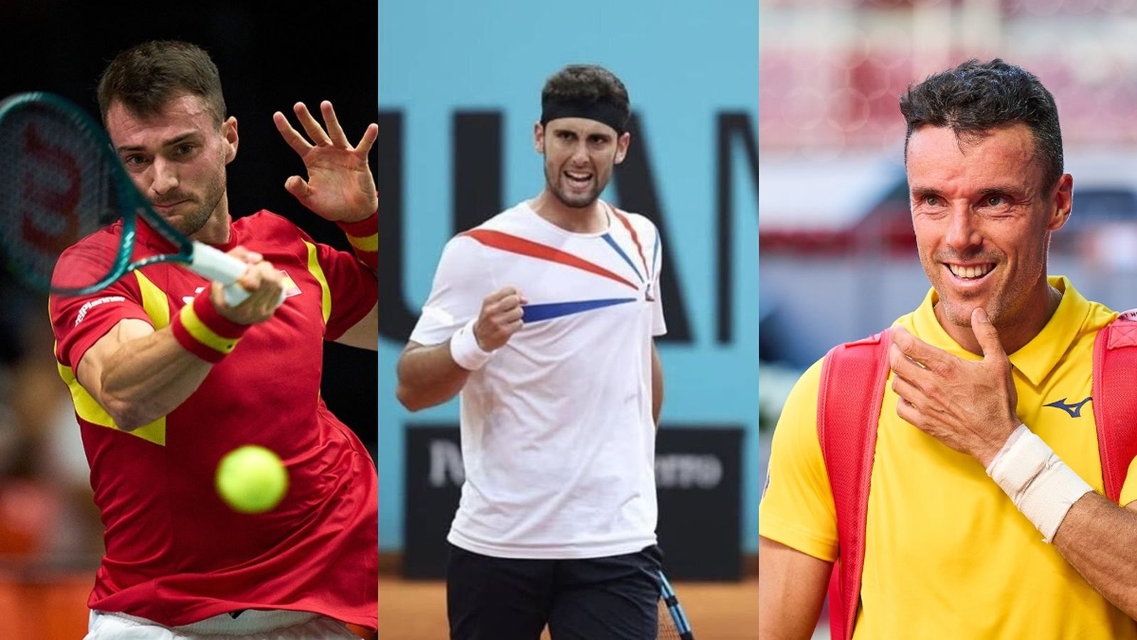 Pedro Martínez Portero, Carlos Taberner i Roberto Bautista