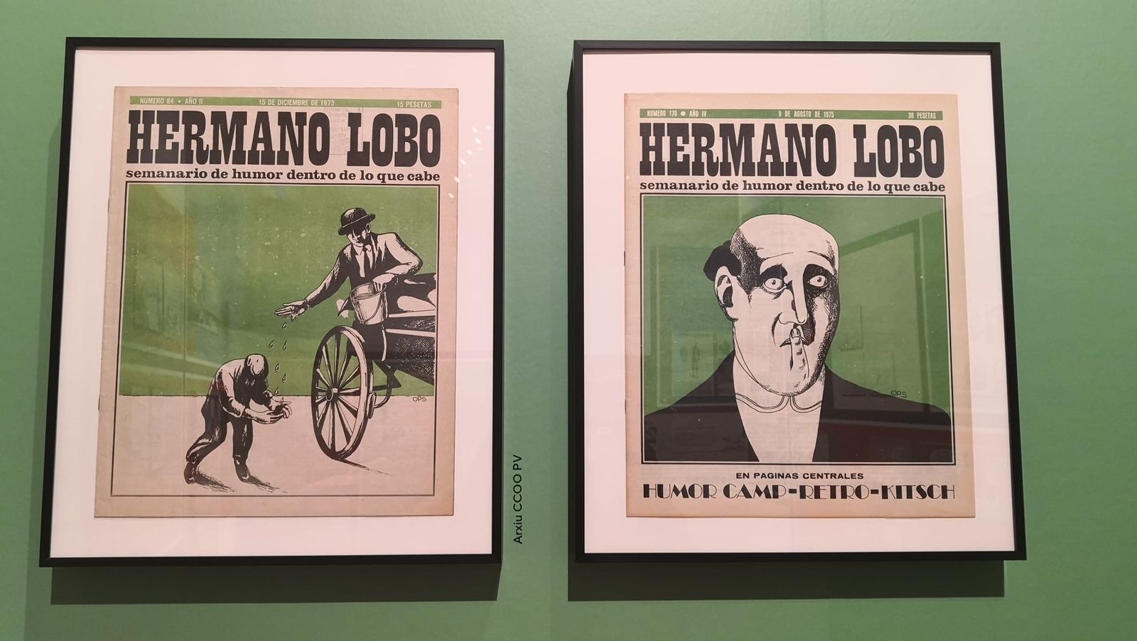 02.02.2023 | 'Hermano Lobo (1972-1976). Un ou dur per al Caudillo' s'exposa a La Nau de la Universitat de València