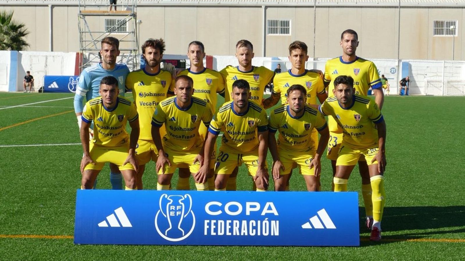 L'alineació escorpina en el partit de quarts de final de la Copa Federació