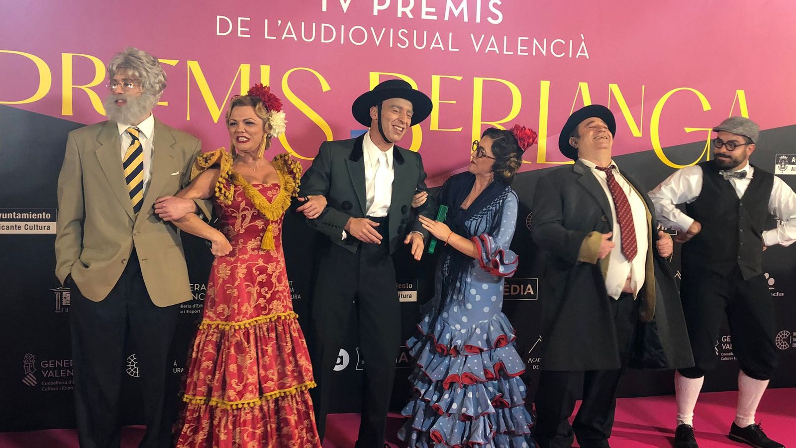 Imatges del photocall de la IV edició dels Premis de l'Audiovisual Valencià