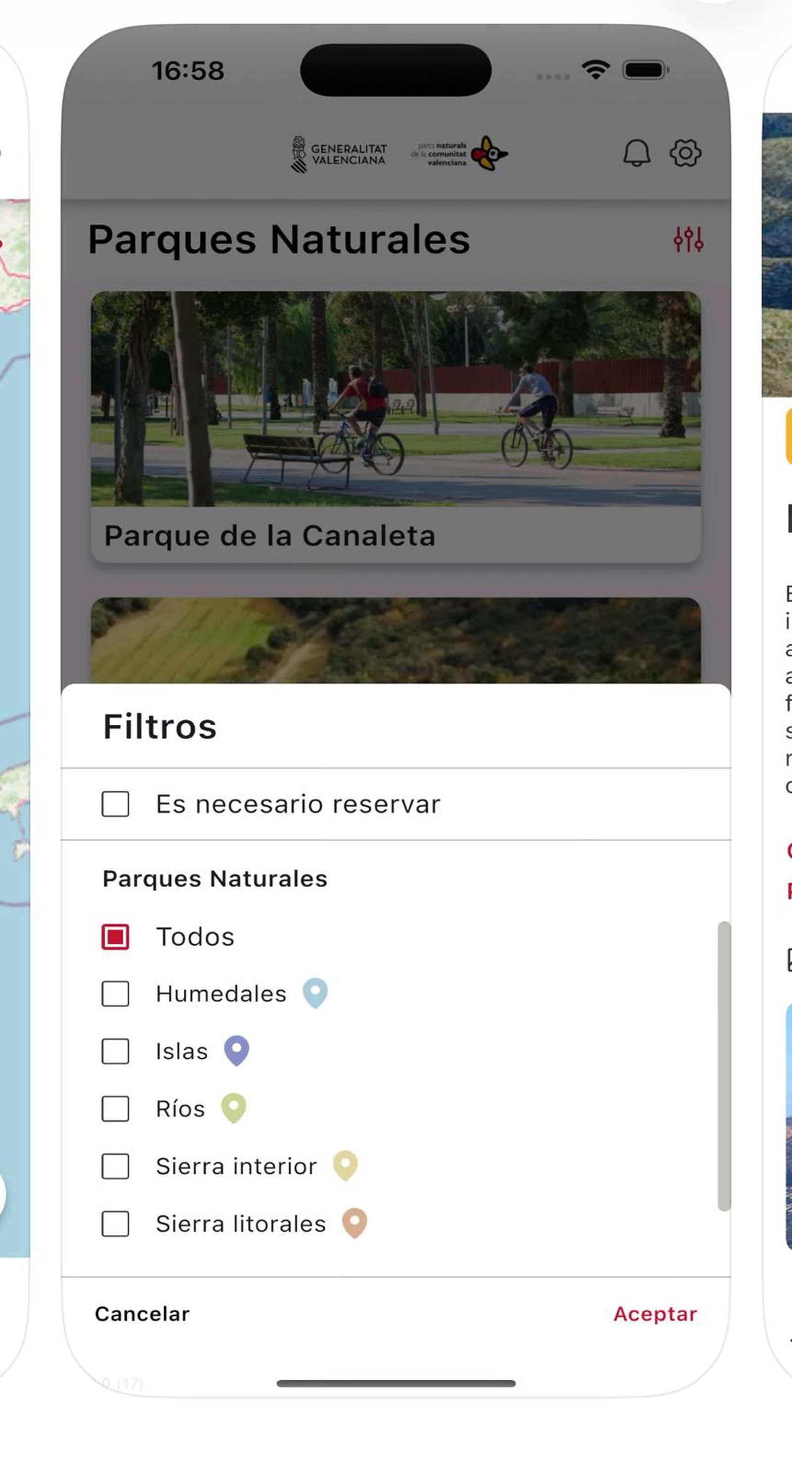 Nova app GVA ParcsNaturals