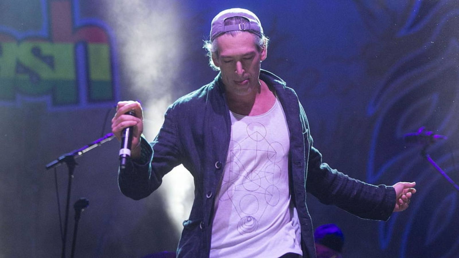 El cantant Matisyahu durant la seua participació en el Rototom, a Benicàssim