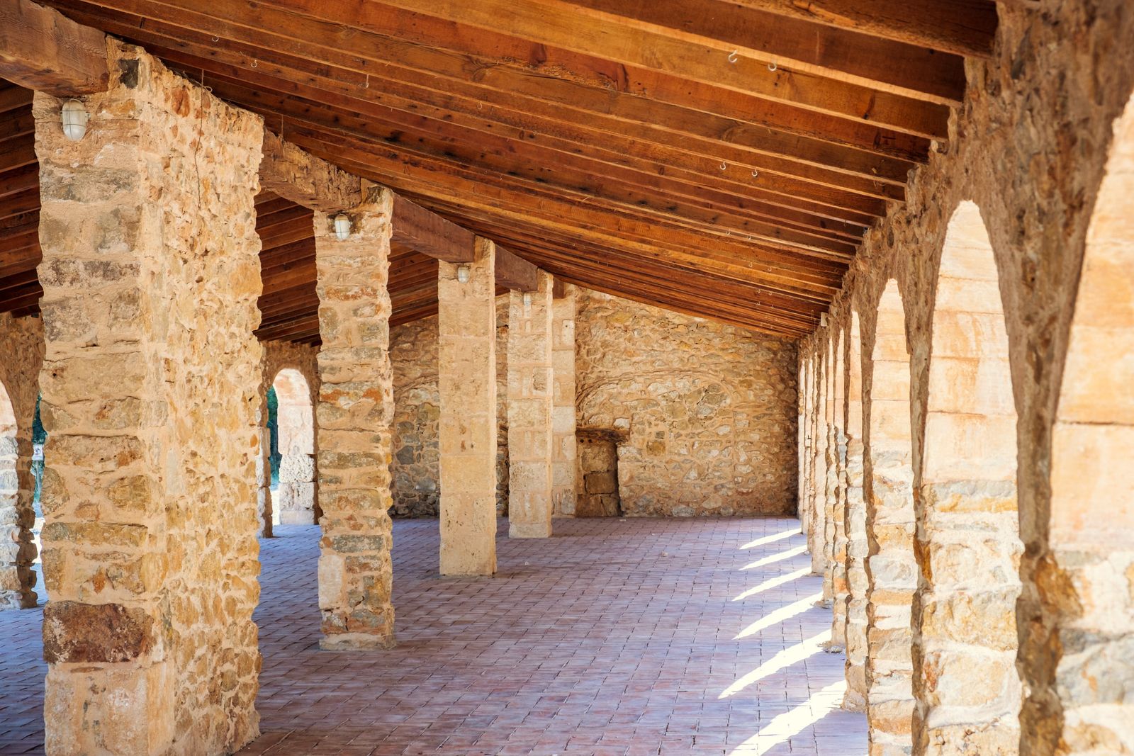 Interior del Gran Riurau de Benissadeví, a Jesús Pobre