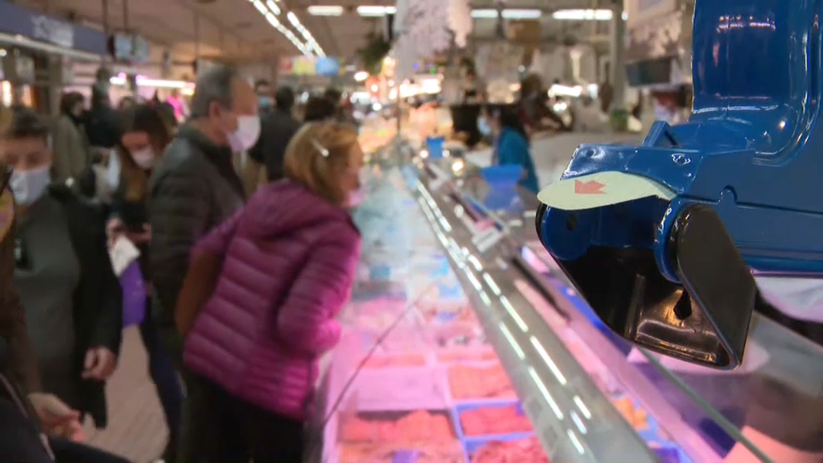 El mercat central de Castelló aquest 24 de desembre