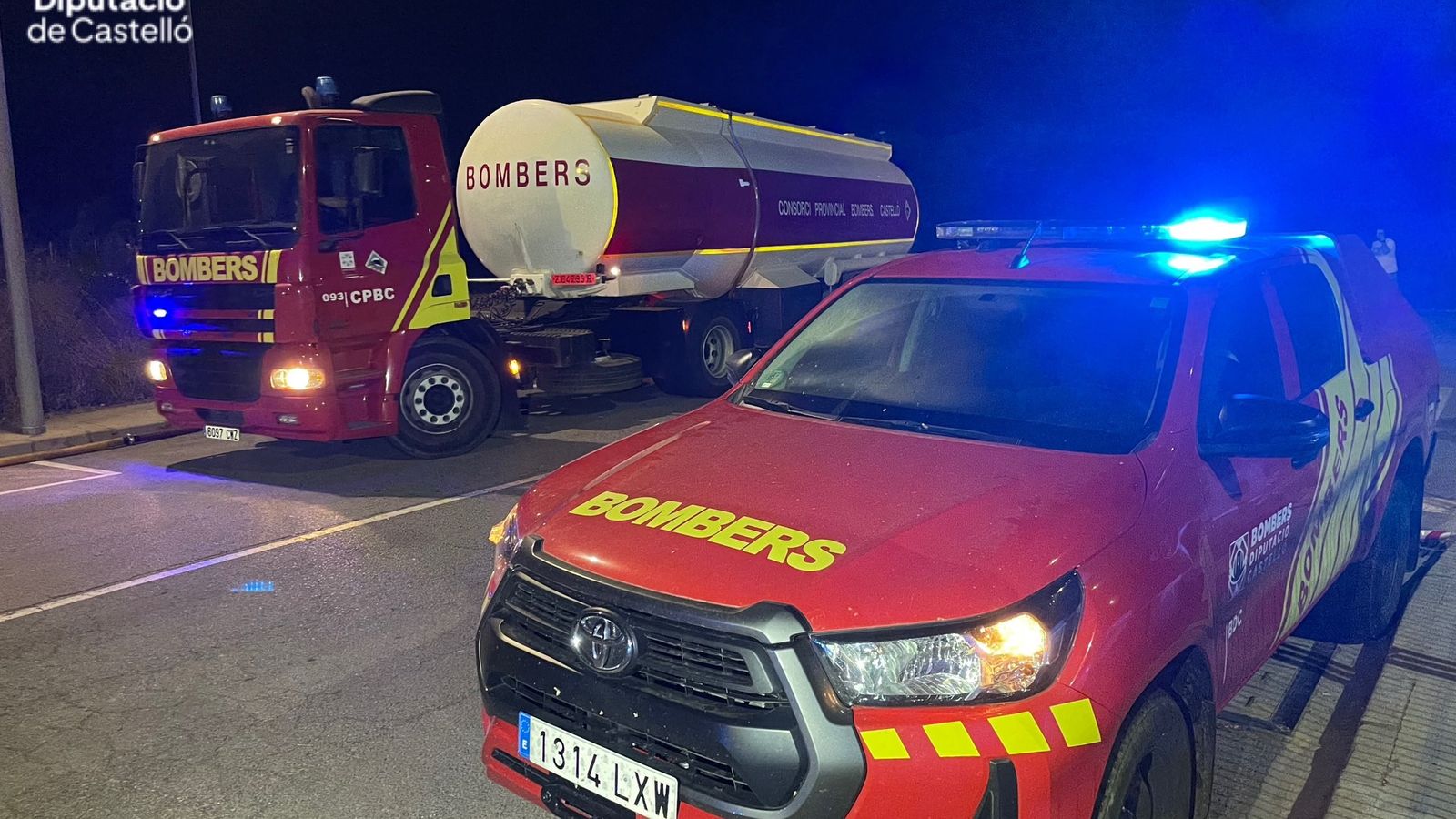 Vehicles del Consorci Provincial de Bombers de Castelló