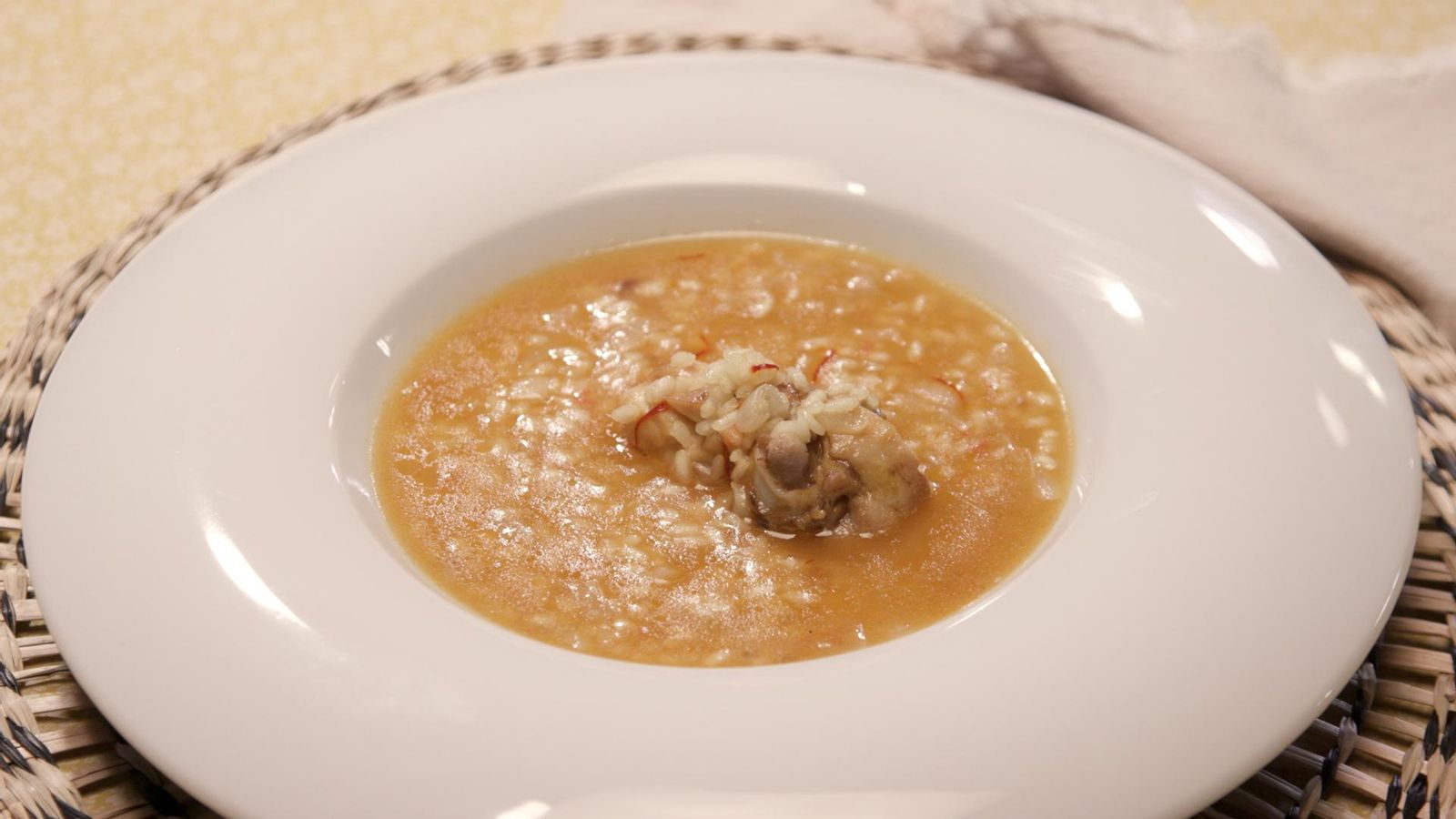 Arròs de pollastre amb mel i mostassa