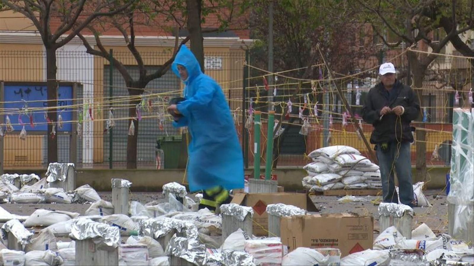 Mascletà suspesa de dilluns