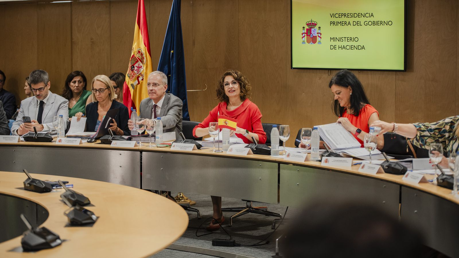 La vicepresidenta primera i ministra d'Hisenda, María Jesús Montero