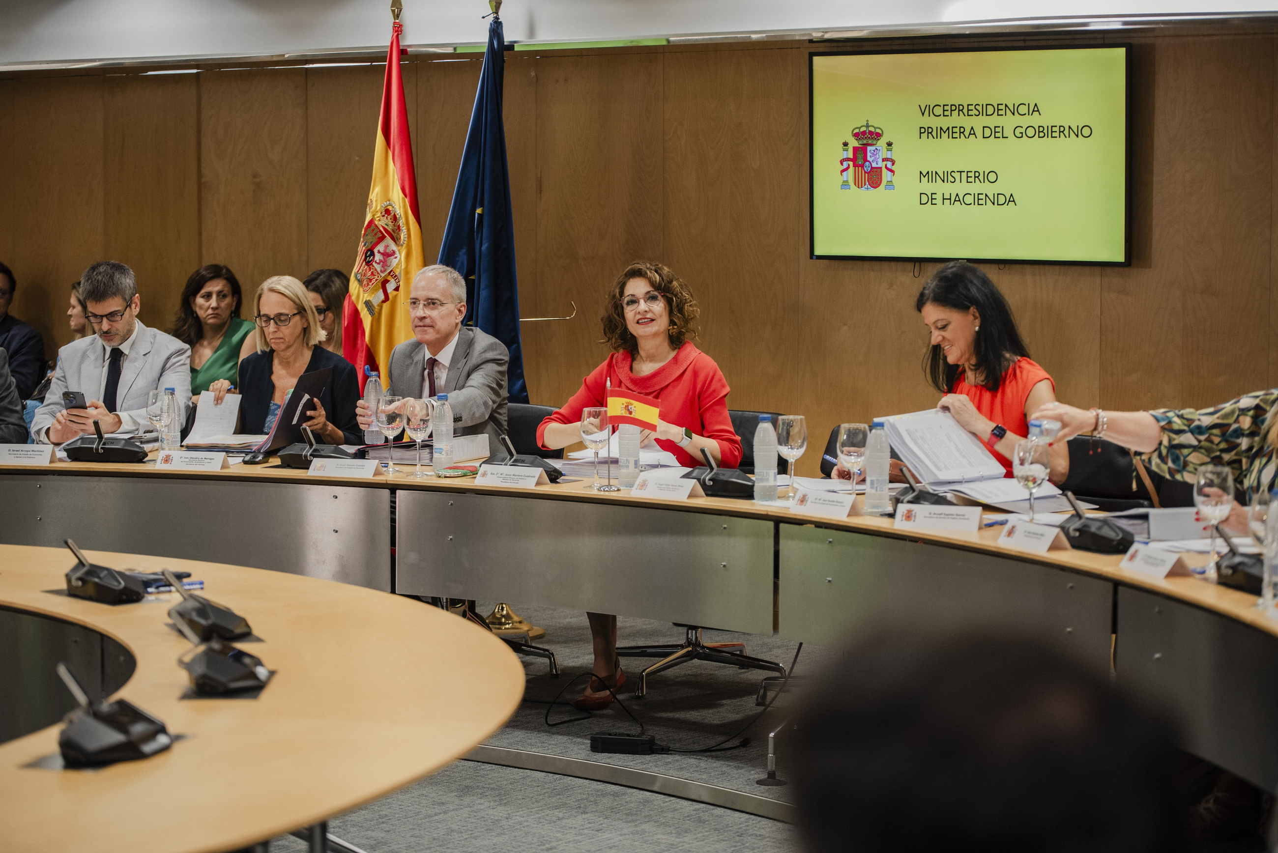 La vicepresidenta primera i ministra d'Hisenda, María Jesús Montero La vicepresidenta primera i ministra d'Hisenda, María Jesús Montero