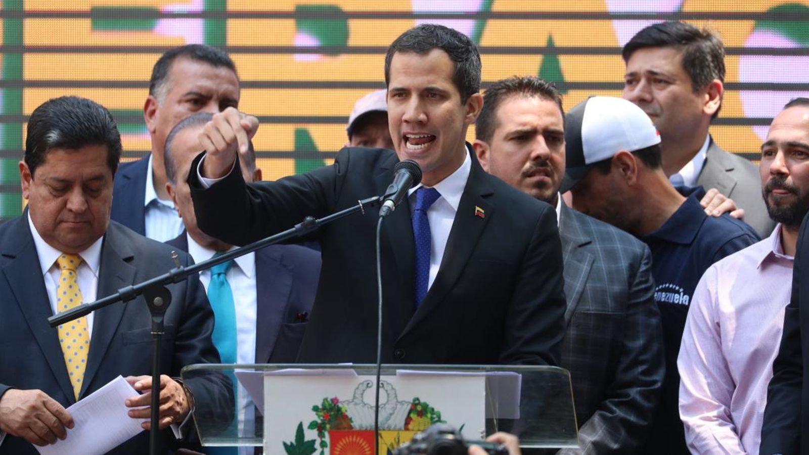 Imatge d'arxiu de Juan Guaidó