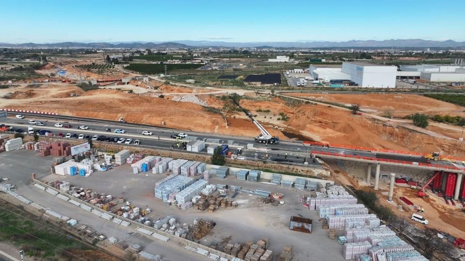 Últimes obres per a enllestir el 'bypass' de la CV-36 Últimes obres per a enllestir el 'bypass' de la CV-36