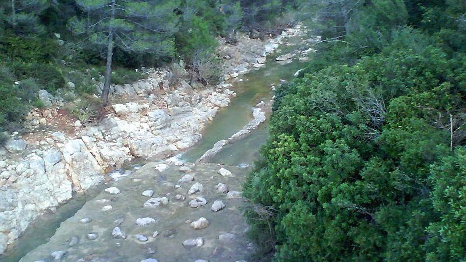 Imatge del riu Gorgos, a la Marina Alta Imatge del riu Gorgos, a la Marina Alta
