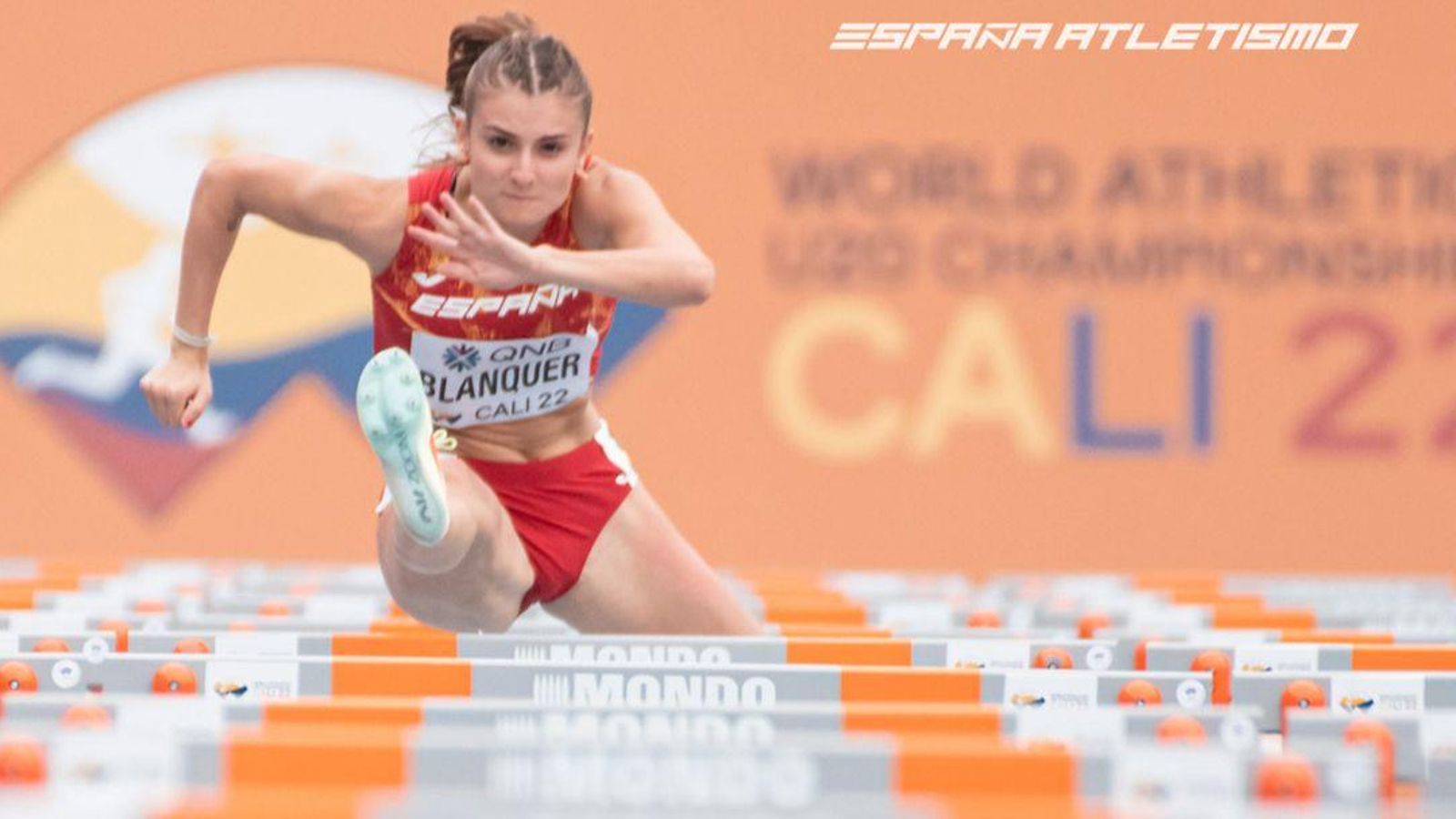 Paula Blanquer, durant la prova