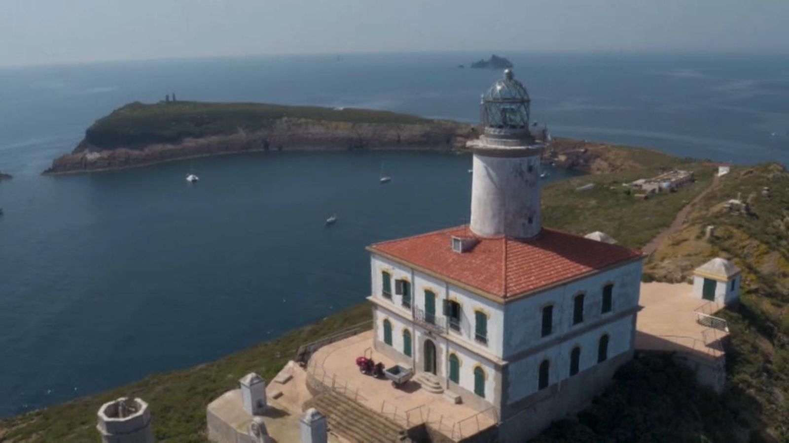 Panoràmica de les Columbretes.