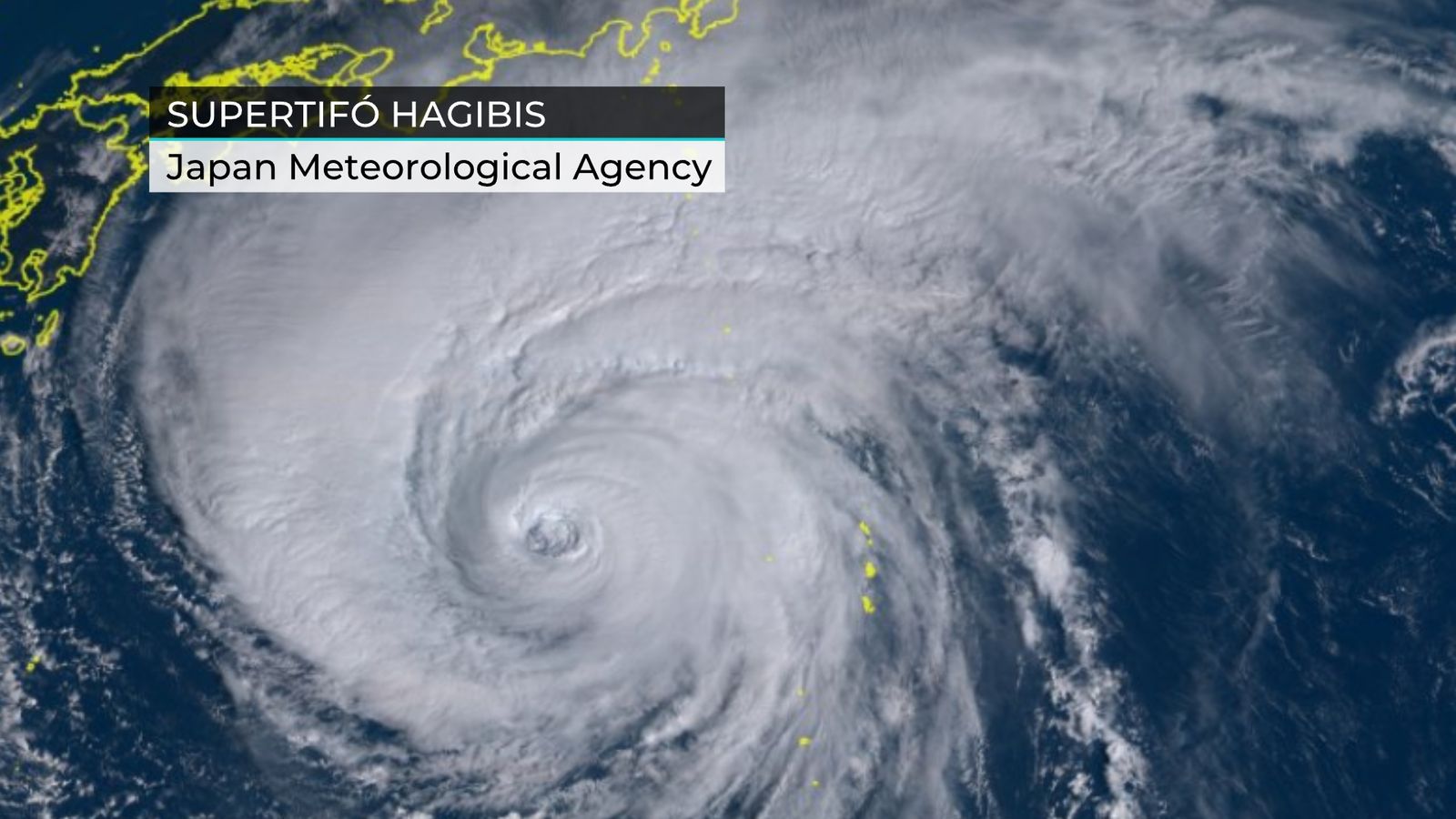 Hagibis, un dels tifons més intensos que ha afectat el Japó