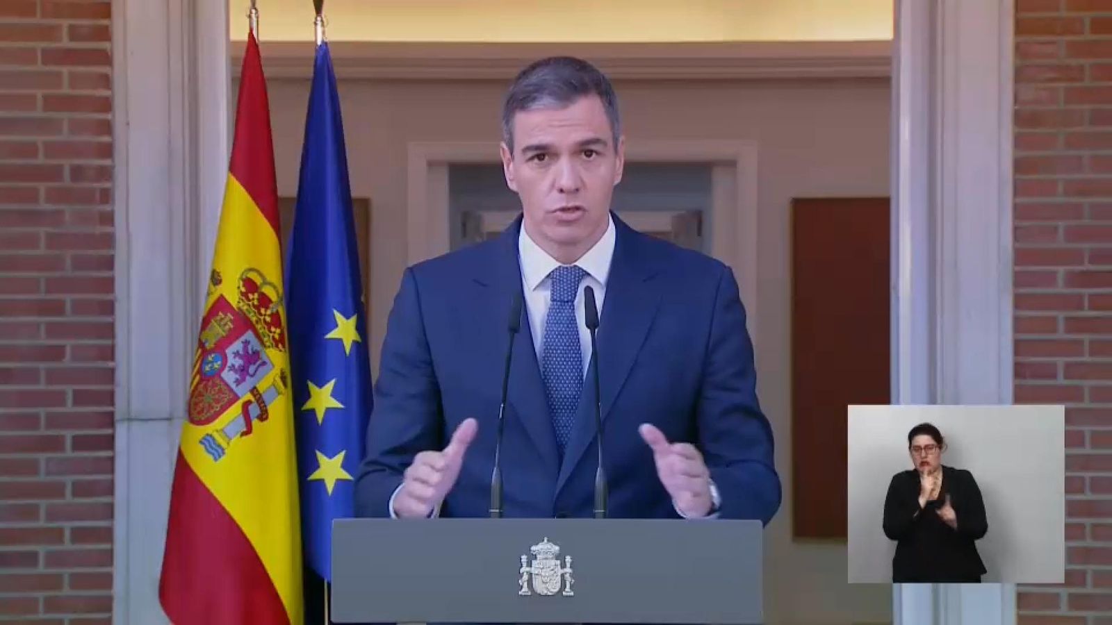 El president del govern espanyol, Pedro Sánchez