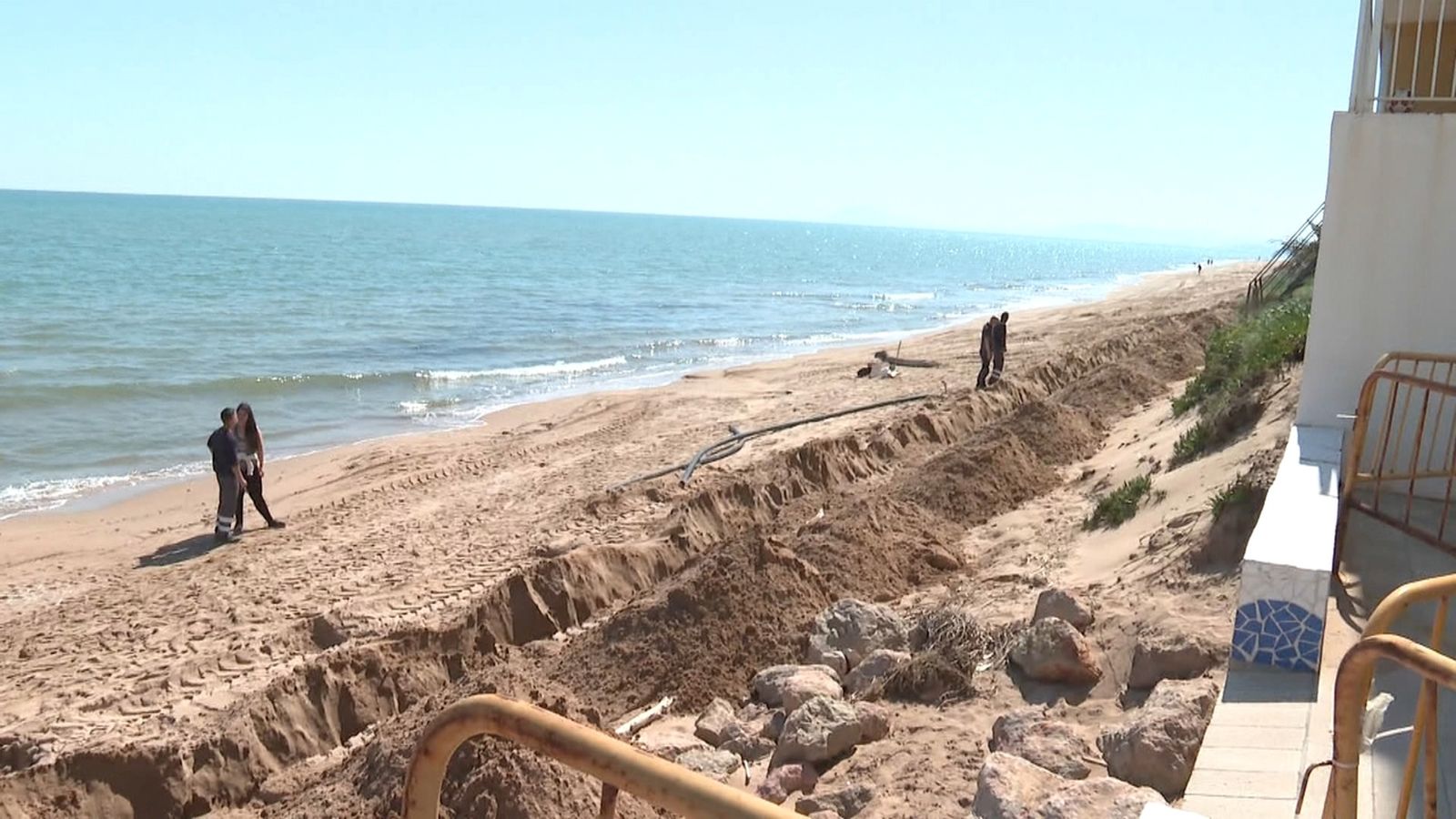 La situació crítica de les platges de Tavernes de la Valldigna