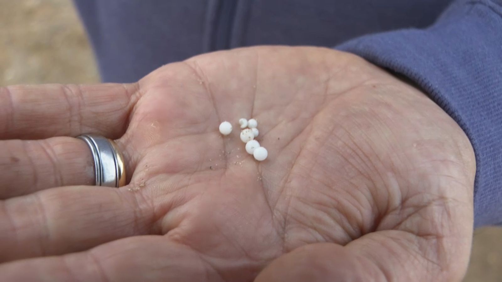 Microplàstics trobats aquest dimecres a les platges del sud de València