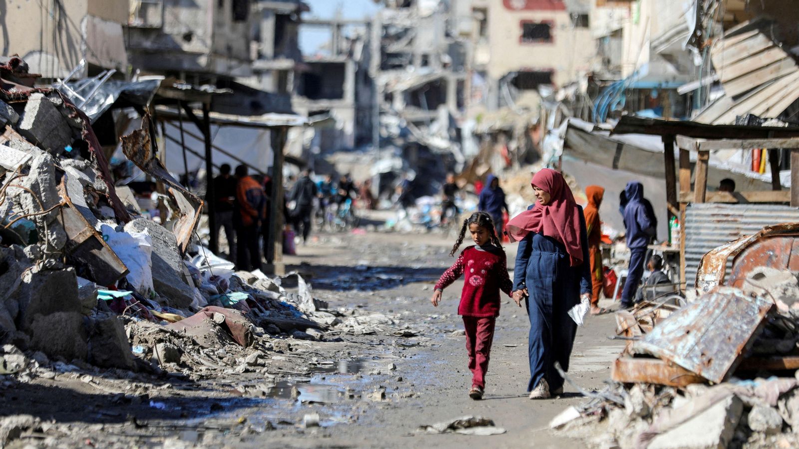 Escenes de la destrucció a Gaza