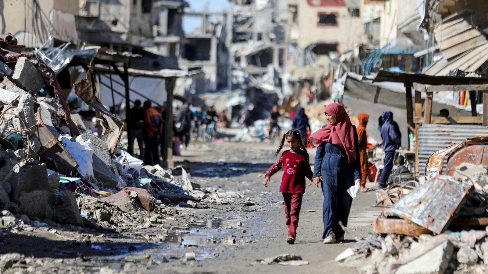 Escenes de la destrucció a Gaza