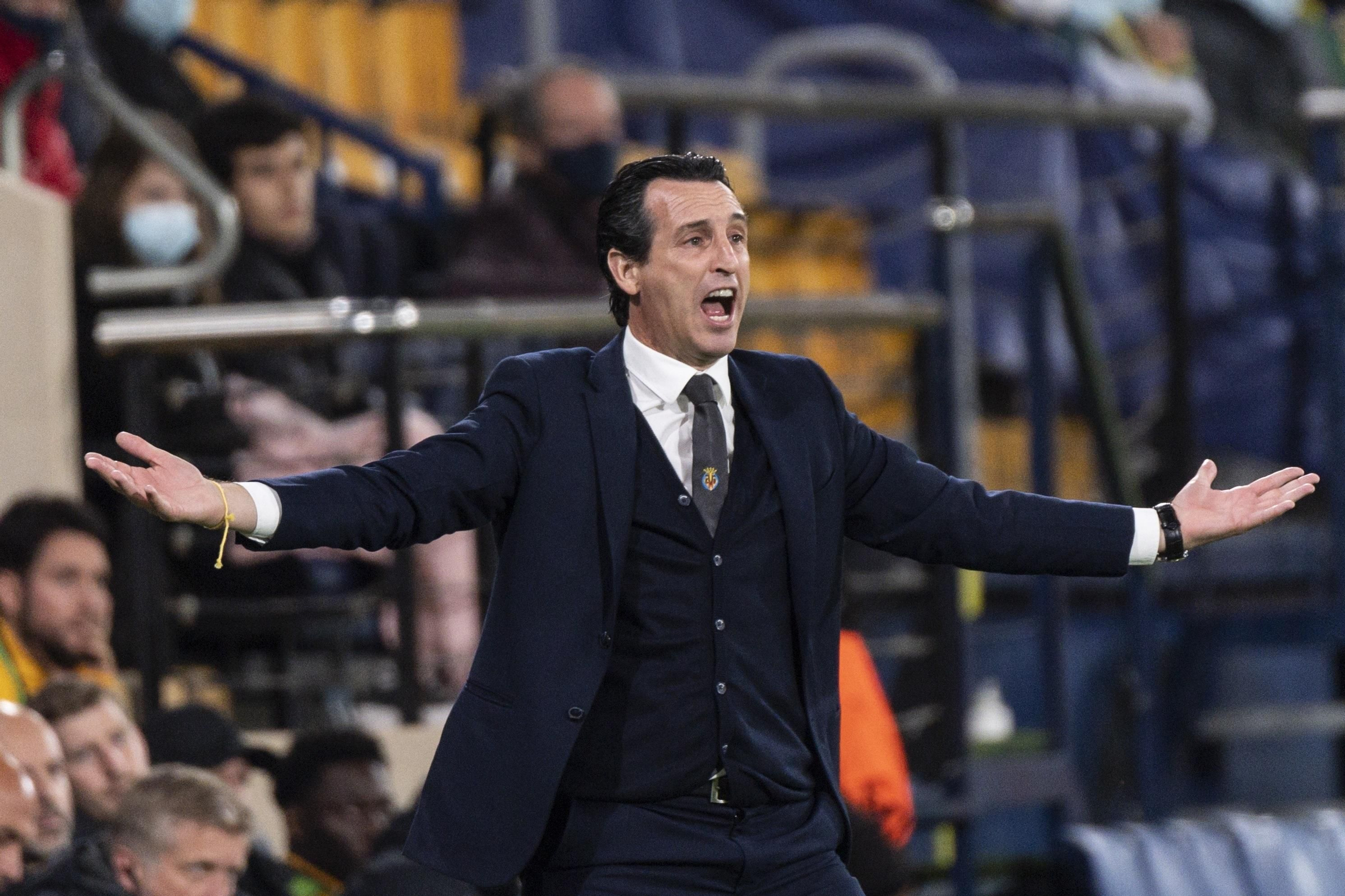 Unai Emery durant el partit contra el Young Boys Unai Emery, durant el partit contra el Young Boys