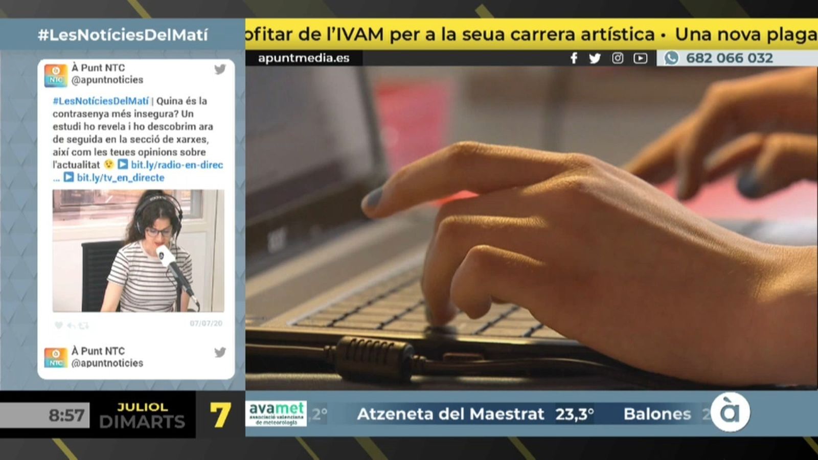 07.07.2020 | Xarxes | NM Quina és la contrasenya més insegura?