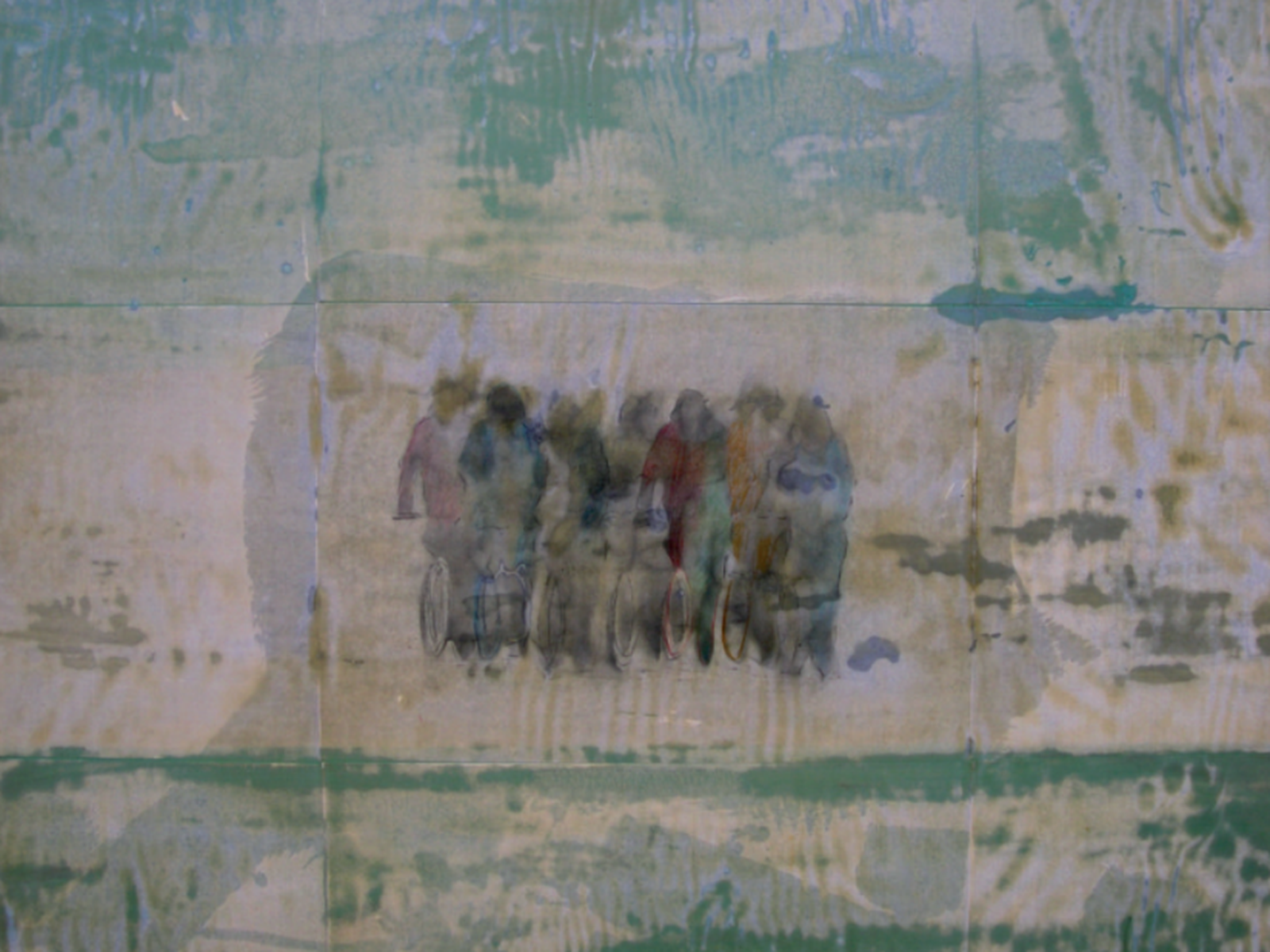 Obra Ciclistes, per Tomás Sivera