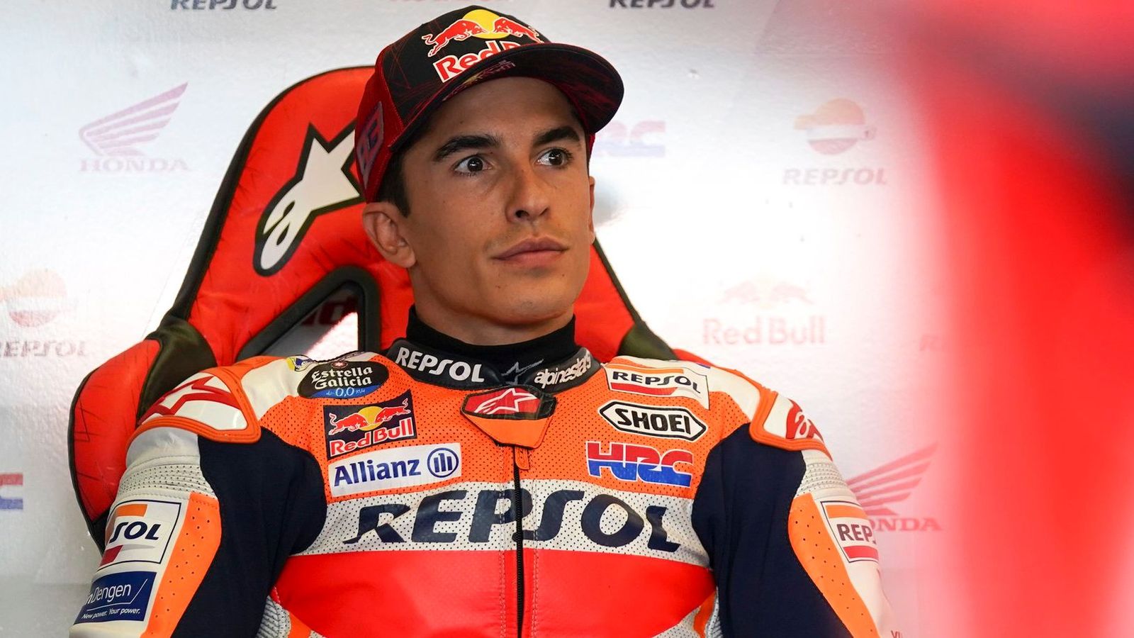 Marc Márquez en una imatge seua en xarxes socials