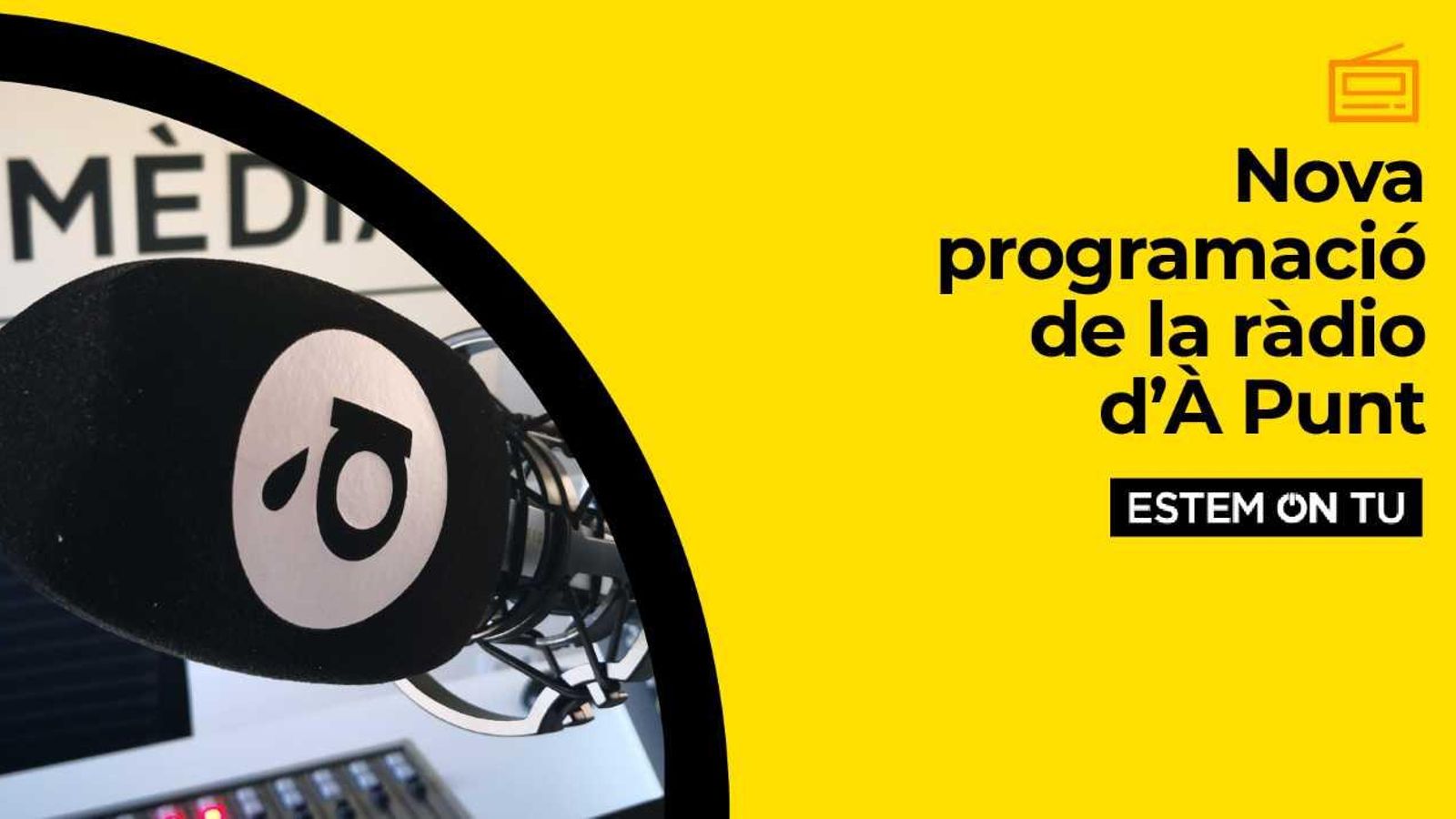 Creix la programació de la ràdio d’À Punt amb protagonisme de la informació, els esports i la música