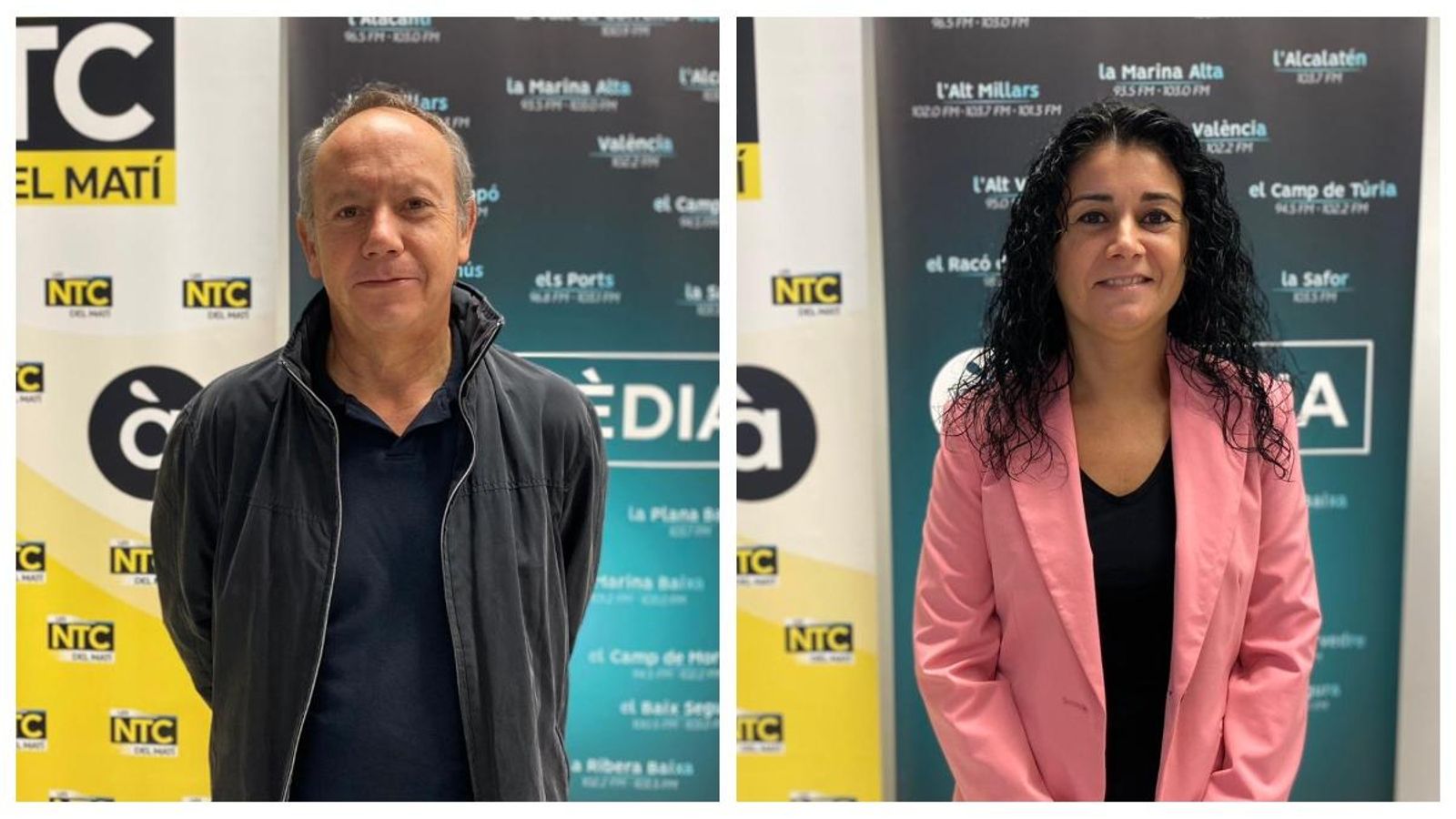 Els secretaris generals d'UGT i CCOO a la Comunitat Valenciana: Ismael Sáez i Ana García