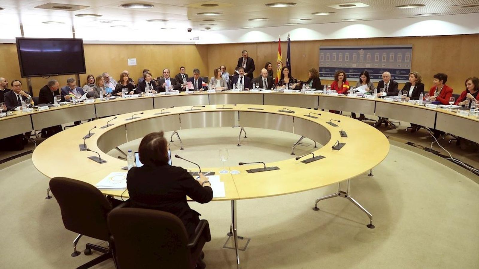 Vista general del Consell de Política Fiscal i Financera d'aquest divendres