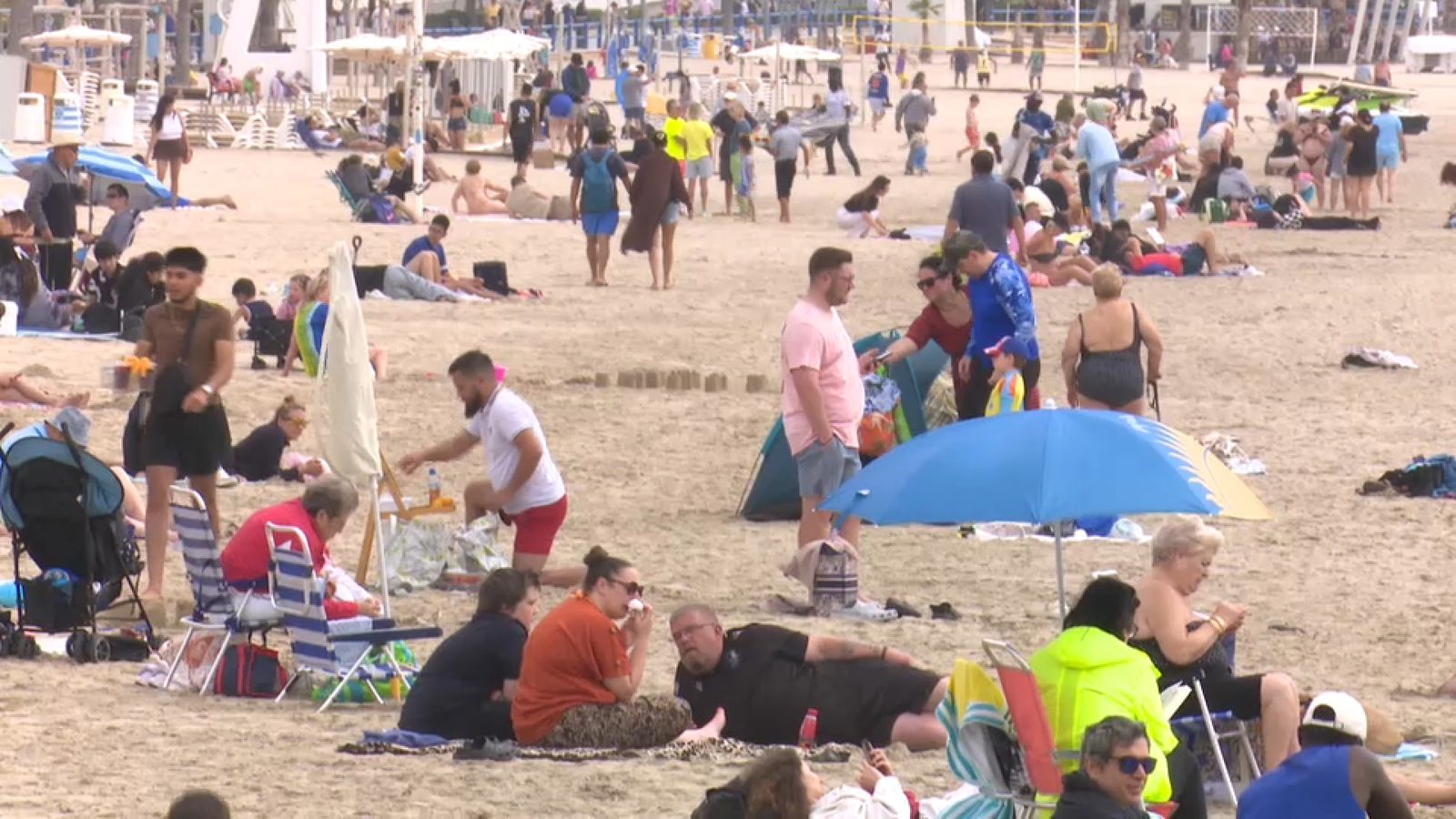 La platja de Gandia este dissabte