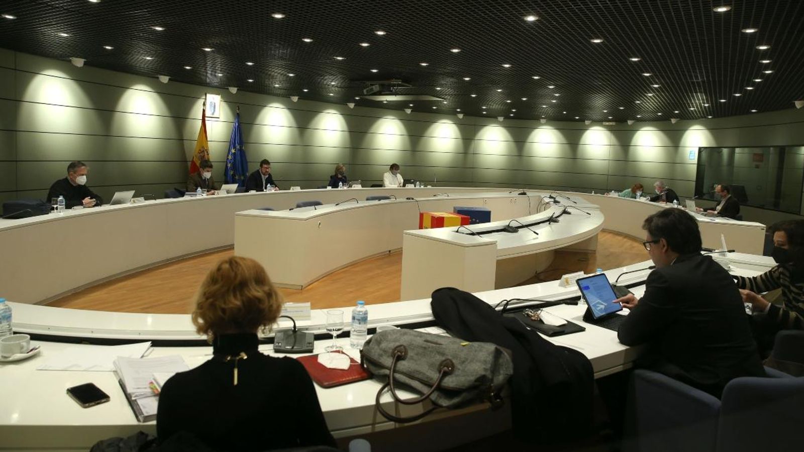 Imatge d'arxiu d'una reunió de negociació dels ERTO