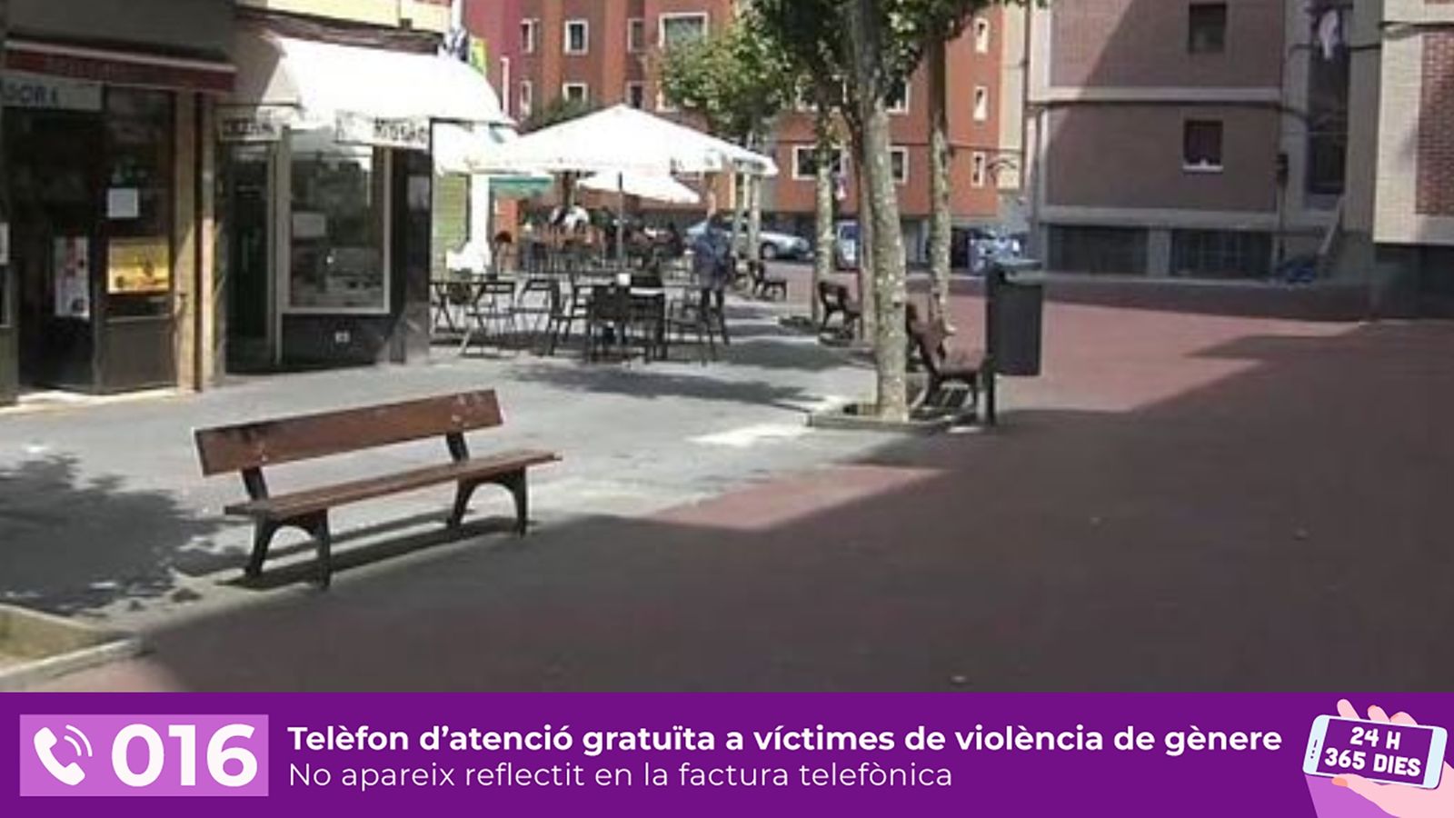 El carrer a on va ocórrer l'agressió a Barakaldo (Biskaia)