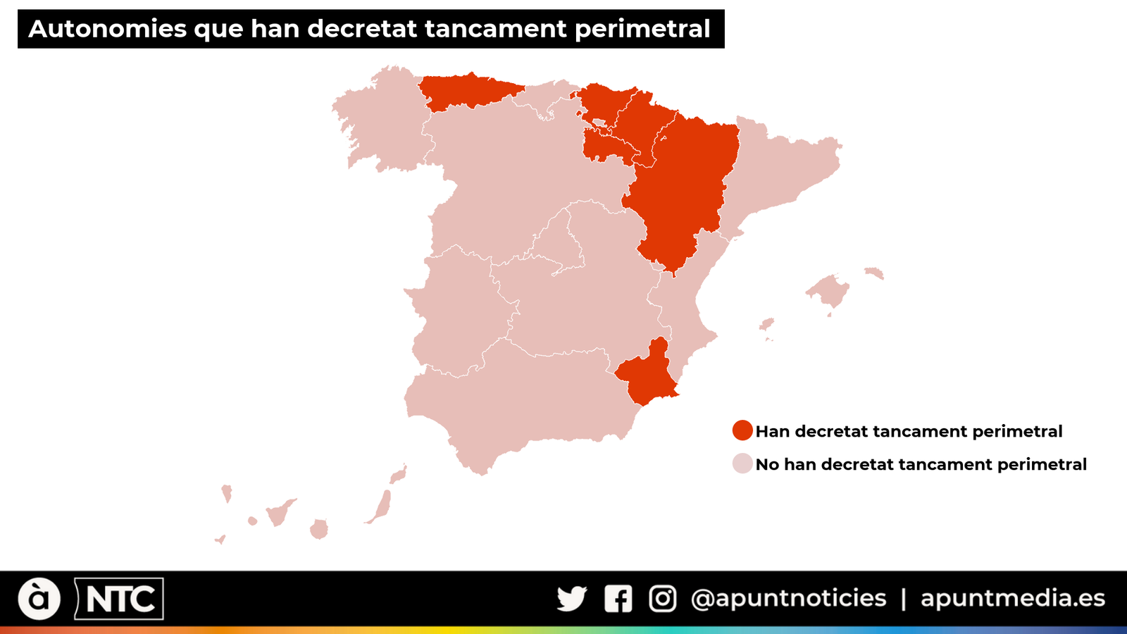 Múrcia decreta el tancament perimetral de la regió i de tots els seus municipis